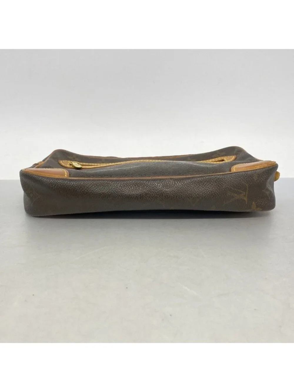 Louis Vuitton Clutch Monogram Marly Dragonne GM Brown
